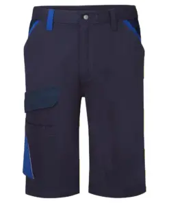 Portwest CD114 WX1 Two Tone Lightweight Cotton Shorts in Navy/Royal
