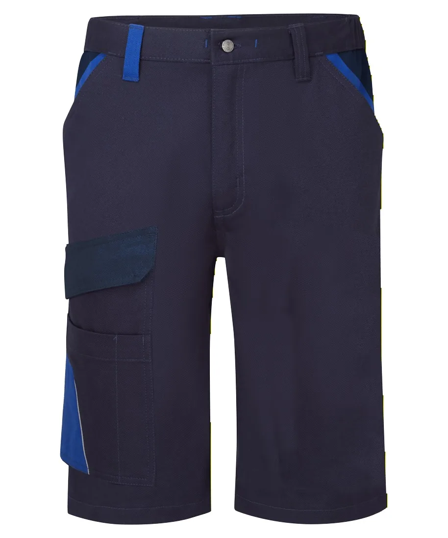 Portwest CD114 WX1 Two Tone Lightweight Cotton Shorts in Navy/Royal