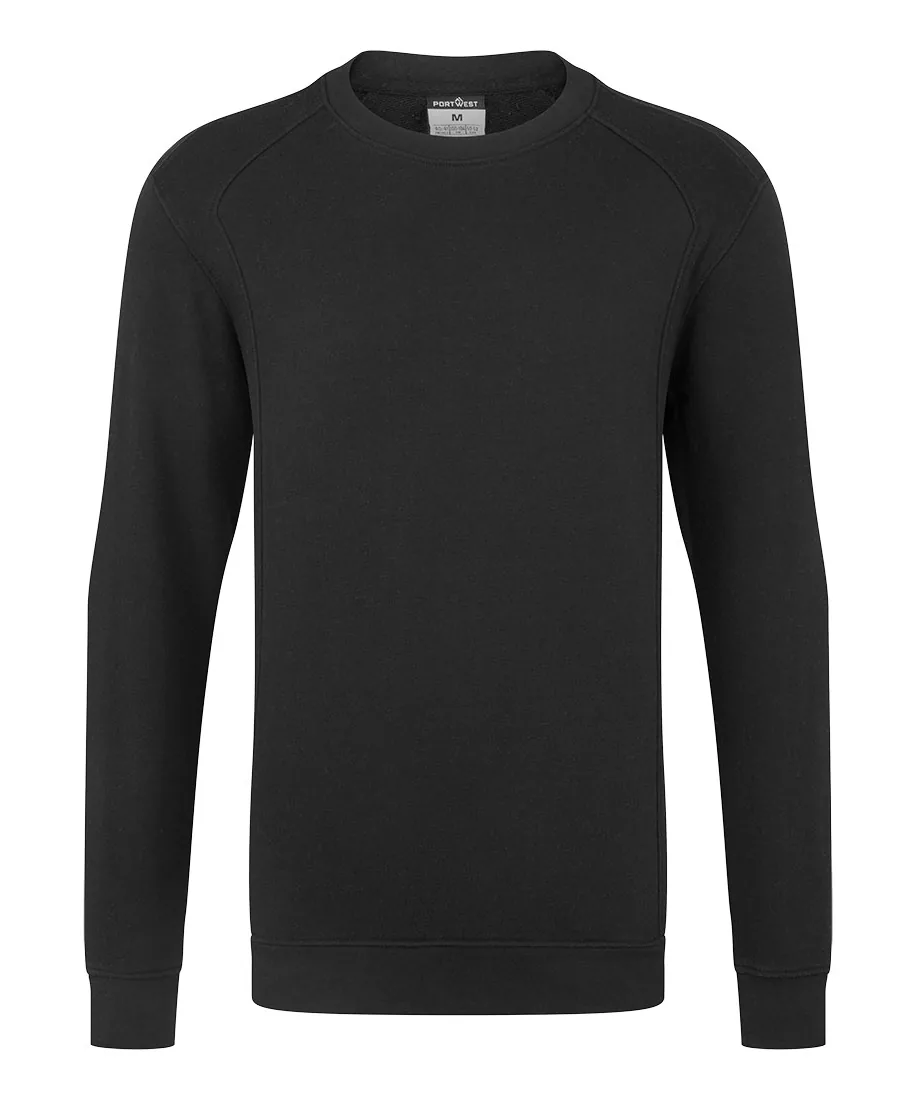 Portwest CD813 WX2 Sweatshirt in Black
