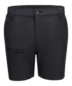 Portwest CD822 WX2 Eco Active Stretch Shorts in Black