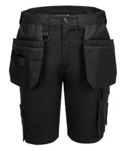 Portwest CD842 WX2 Eco Craft Holster Shorts in Black