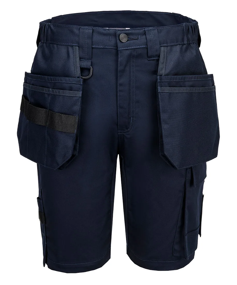Portwest CD842 WX2 Eco Craft Holster Shorts in Navy