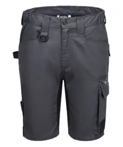 Portwest CD843 WX2 Eco Craft Shorts in Metal Grey