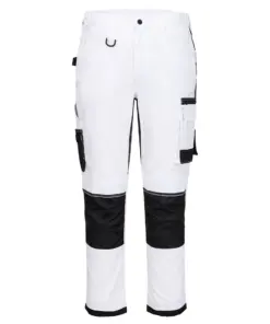 Portwest CD846 WX2 Eco Craft Trousers in White