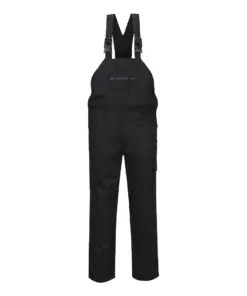 Portwest CD850 WX2 Eco Stretch Bib and Brace in Black