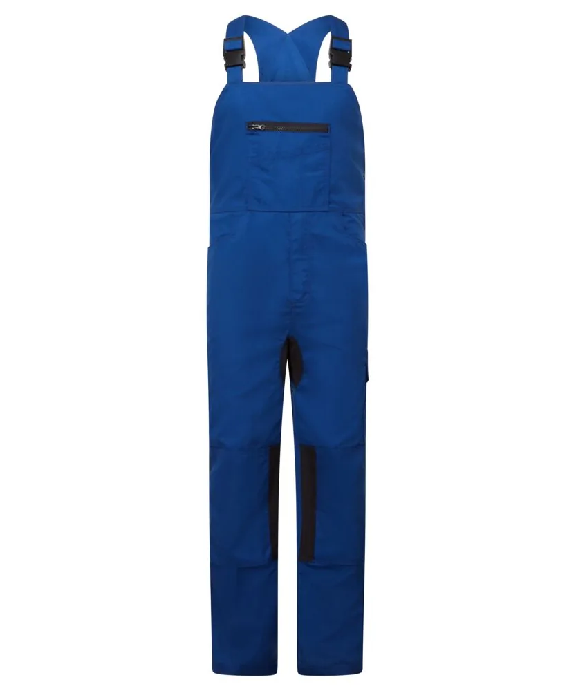 Portwest CD850 WX2 Eco Stretch Bib and Brace in Quartz Blue