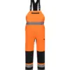 Portwest CD852 WX2 Eco Hi-Vis Bib & Brace in Orange/Black
