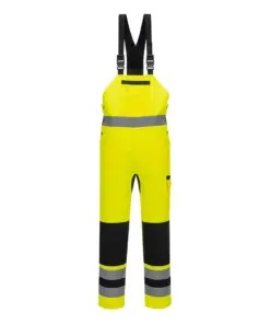 Portwest CD852 WX2 Eco Hi-Vis Bib & Brace in Yellow/Black