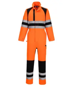 Portwest CD855 WX2 Eco Hi-Vis Coverall in Orange/Black