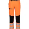 Portwest CD857 WX2 Eco Hi-Vis Class 2 Service Trouser in Orange/Black
