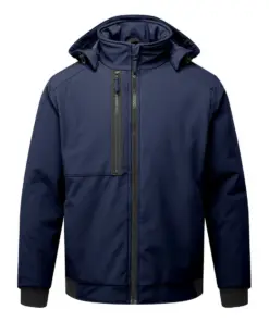 Portwest CD874 WX2 Eco Hooded Insulated Softshell (2L) in Navy
