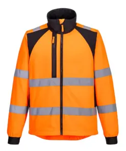 Portwest CD875 WX2 Eco Hi-Vis Softshell (2L) in Orange/Black