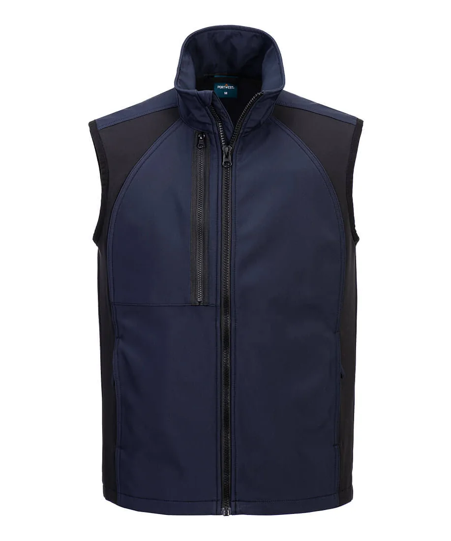 Portwest CD876 WX2 Eco Softshell Bodywarmer (2L) in Navy