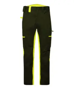 Portwest CD881 WX2 Eco Stretch Trade Trousers in Black/Yellow