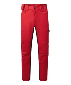 Portwest CD881 WX2 Eco Stretch Trade Trousers in Deep Red
