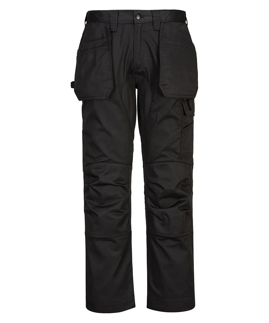 Portwest CD883 WX2 Eco Stretch Holster Trousers in Black