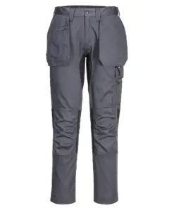 Portwest CD883 WX2 Eco Stretch Holster Trousers in Metal Grey