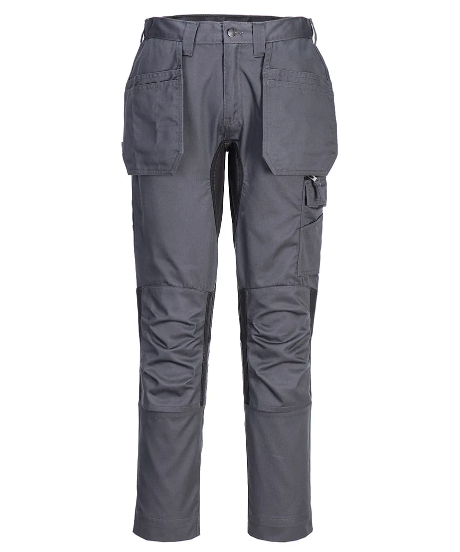 Portwest CD883 WX2 Eco Stretch Holster Trousers in Metal Grey