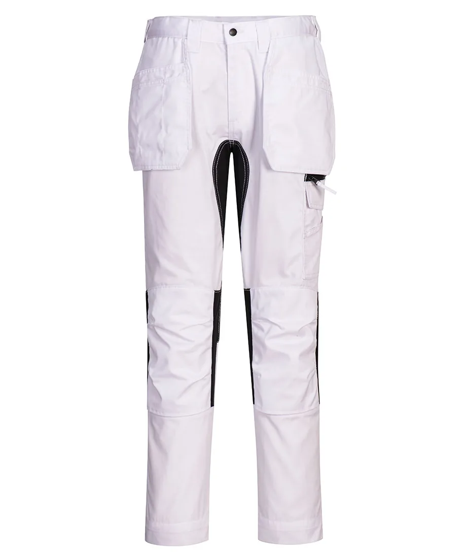 Portwest CD883 WX2 Eco Stretch Holster Trousers in White