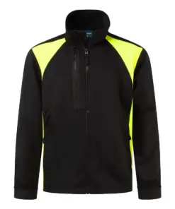Portwest CD885 WX2 Eco Stretch Work Jacket in Black/Yellow