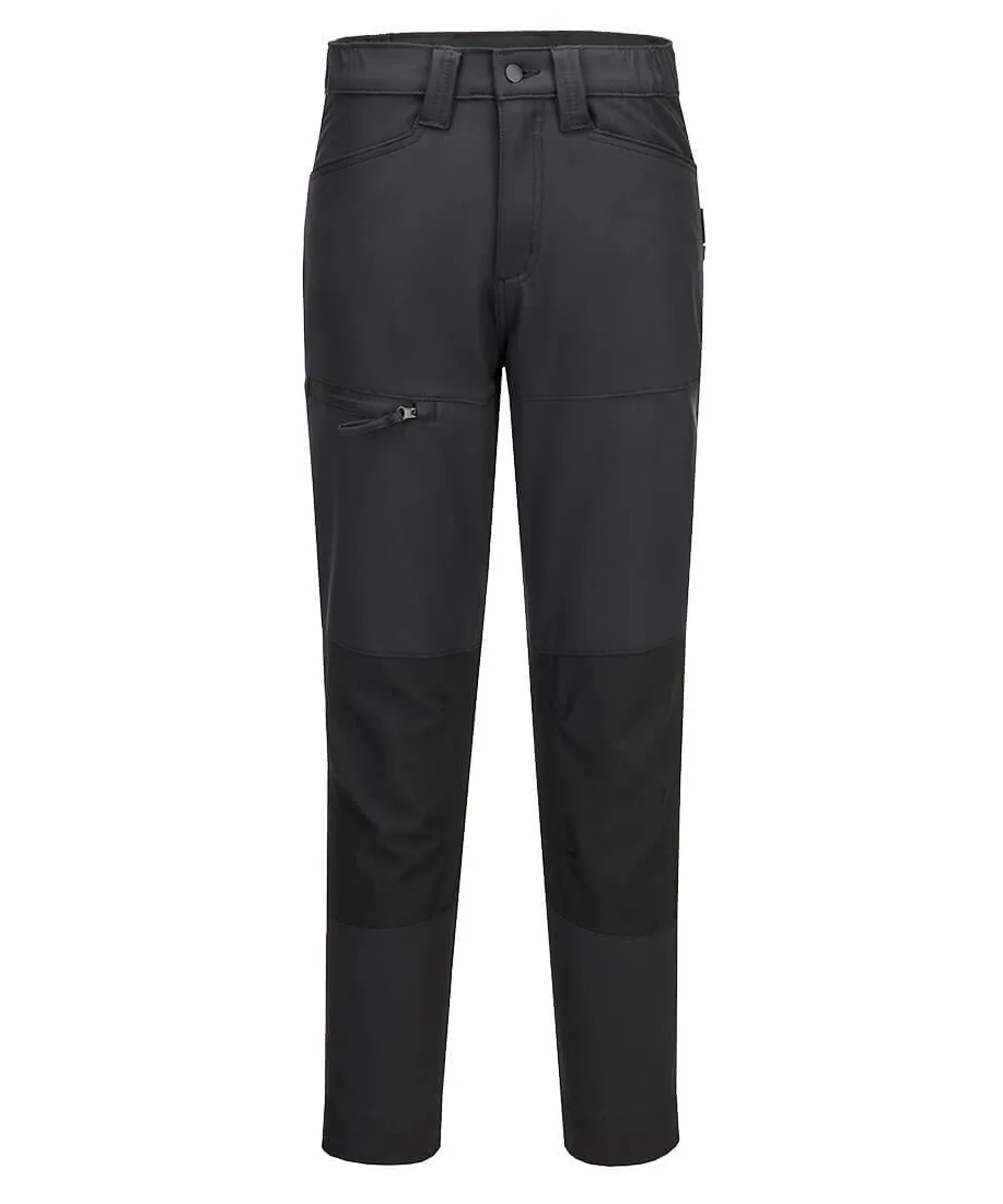 Portwest CD887 WX2 Eco Women's Stretch Service Trousers in Black