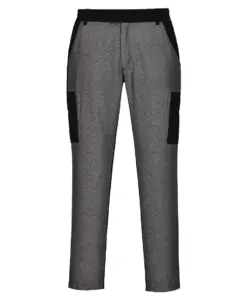 Portwest CR40 Combat Trousers with Cut Resistant Front in Black
