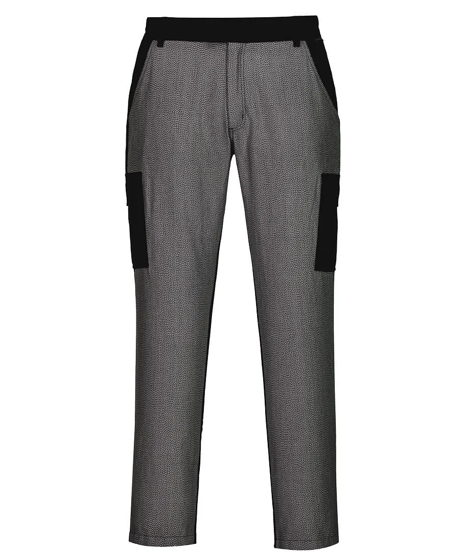 Portwest CR40 Combat Trousers with Cut Resistant Front in Black