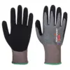 Portwest CT45 CT Cut D18 Nitrile Glove in Grey/Black