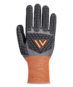 Portwest CT46 CT Impact D18 Nitrile Sandy Glove in Grey/Black