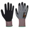 Portwest CT65 CT Cut E15 Nitrile Glove in Grey/Black