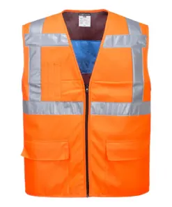 Portwest CV02 Hi-Vis Cooling Vest in Orange