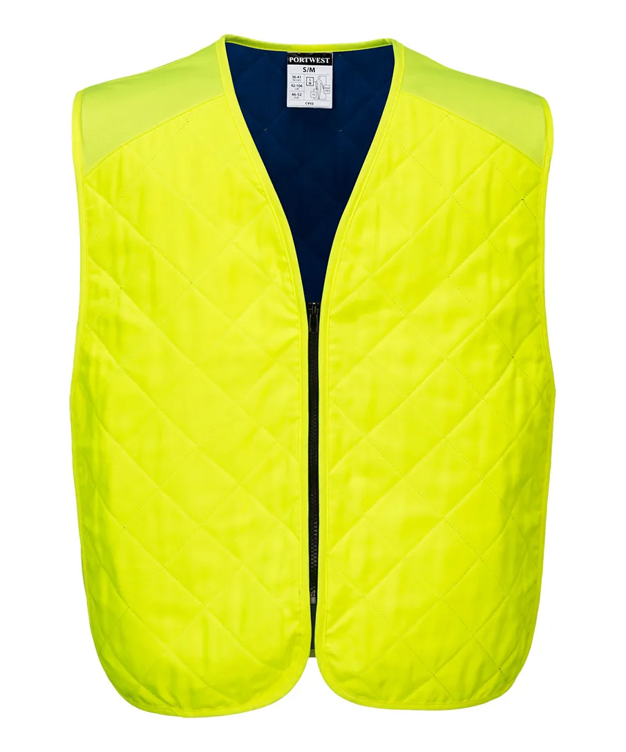 Portwest CV09 Cooling Evaporative Vest in Yellow