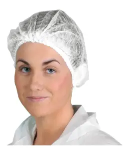 Portwest D100 PP Disposable Mob Cap 3000-Pack in White
