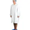 Portwest D118 Disposable Visitors Coat PP 200-Pack in White