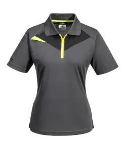 Portwest DX409 DX4 Women's Polo Shirt Short Sleeve in Metal Grey