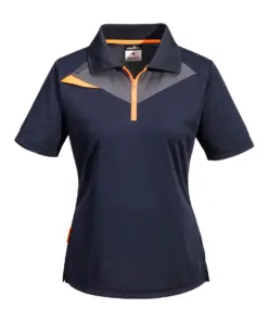 Portwest DX409 DX4 Women's Polo Shirt Short Sleeve in Navy