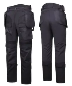 Portwest DX423 DX4 Floor Layers Trousers in Black