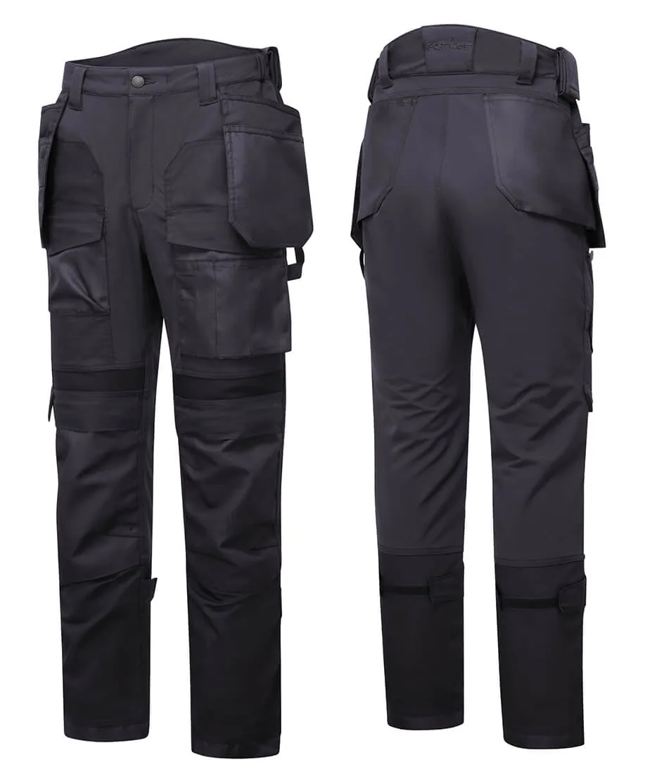 Portwest DX423 DX4 Floor Layers Trousers in Black
