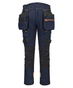 Portwest DX440 DX4 Detachable Holster Pocket Trousers in Navy