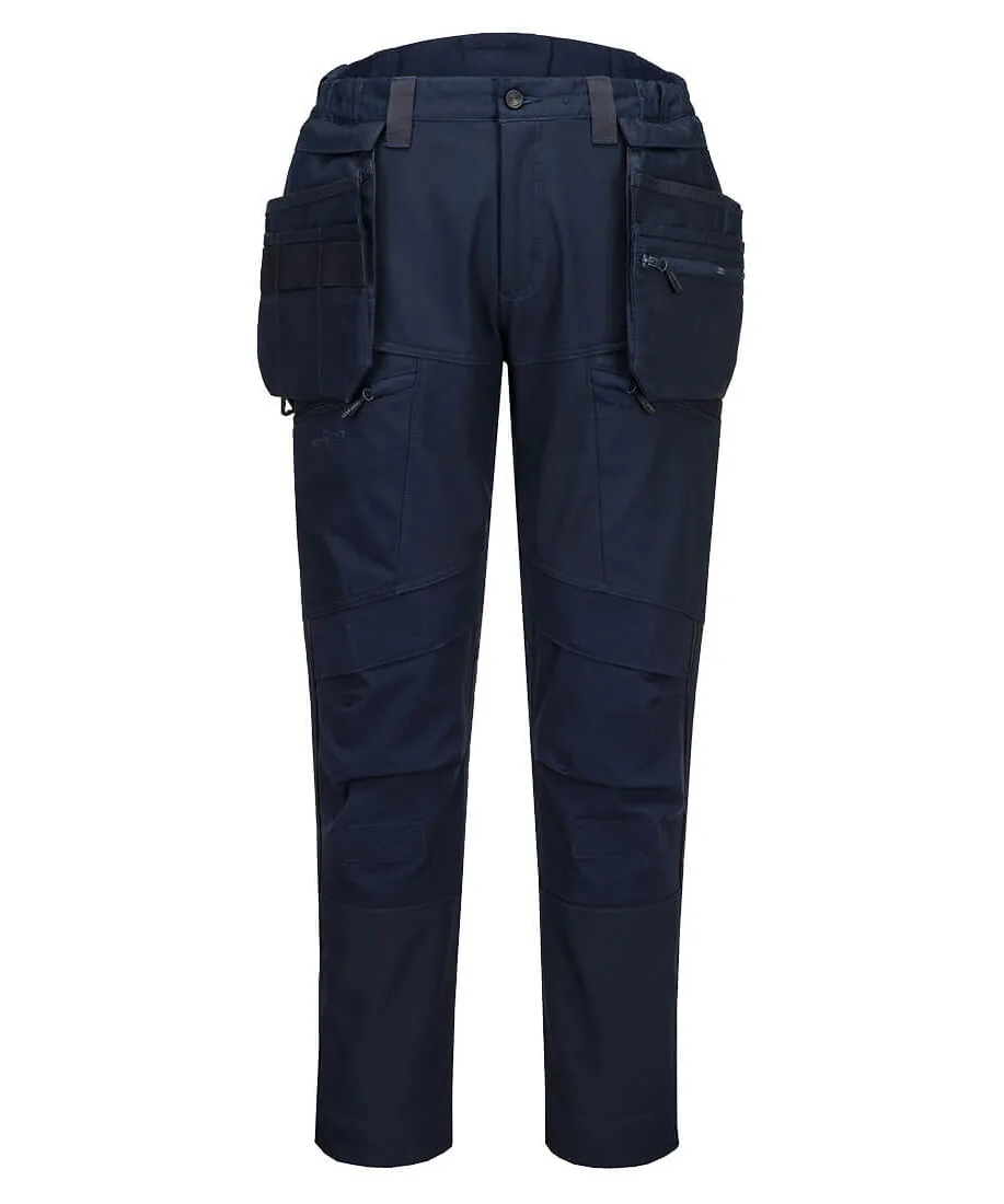 Portwest DX450 DX4 Softshell Holster Trousers (3L) in All Navy