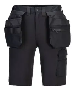 Portwest DX451 DX4 Craft Holster Shorts in Black