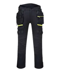 Portwest DX452 DX4 Women's Detachable Holster Pocket Trousers in Black