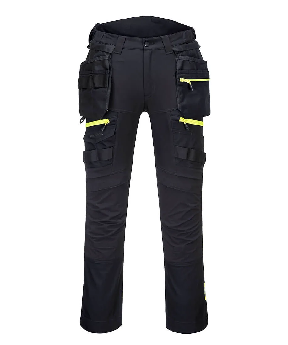 Portwest DX452 DX4 Women's Detachable Holster Pocket Trousers in Black