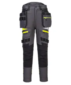 Portwest DX452 DX4 Women's Detachable Holster Pocket Trousers in Metal Grey