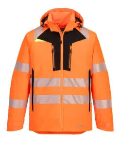Portwest DX461 DX4 Hi-Vis Winter Jacket in Orange/Black