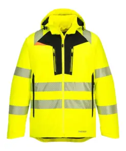 Portwest DX461 DX4 Hi-Vis Winter Jacket in Yellow/Black