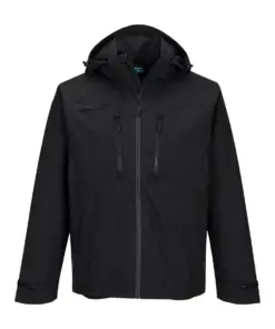 Portwest DX463 DX4 Rain Jacket in All Black
