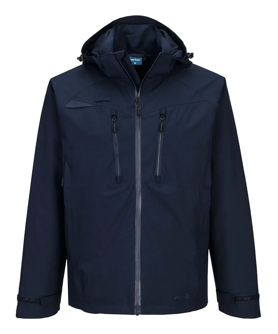 Portwest DX463 DX4 Rain Jacket in All Navy
