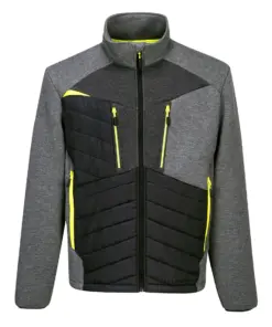 Portwest DX471 DX4 Hybrid Baffle Jacket in Metal Grey