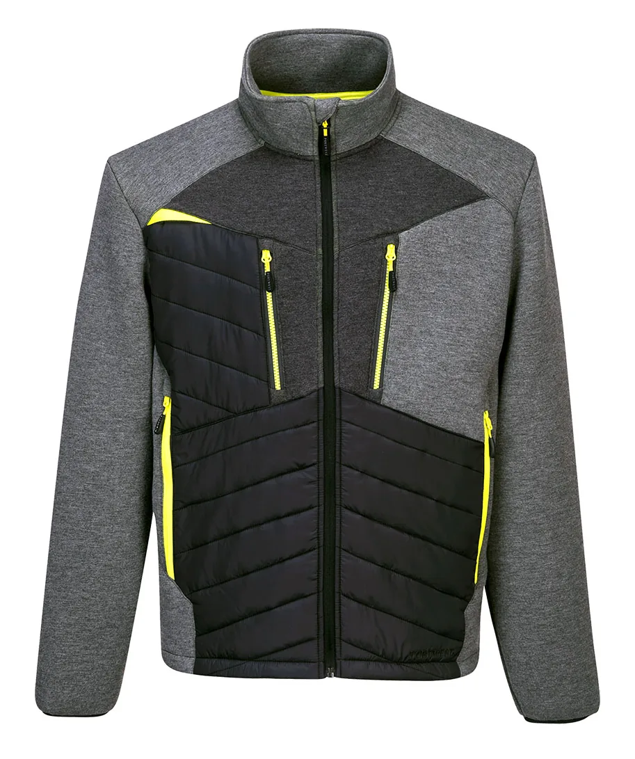 Portwest DX471 DX4 Hybrid Baffle Jacket in Metal Grey